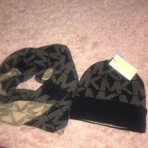 MK Matching Hat & Scarf